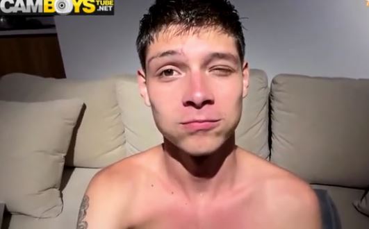 Hung web cam boy
