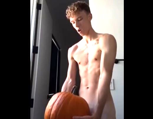 Mom bought a pumpkin for Halloween
